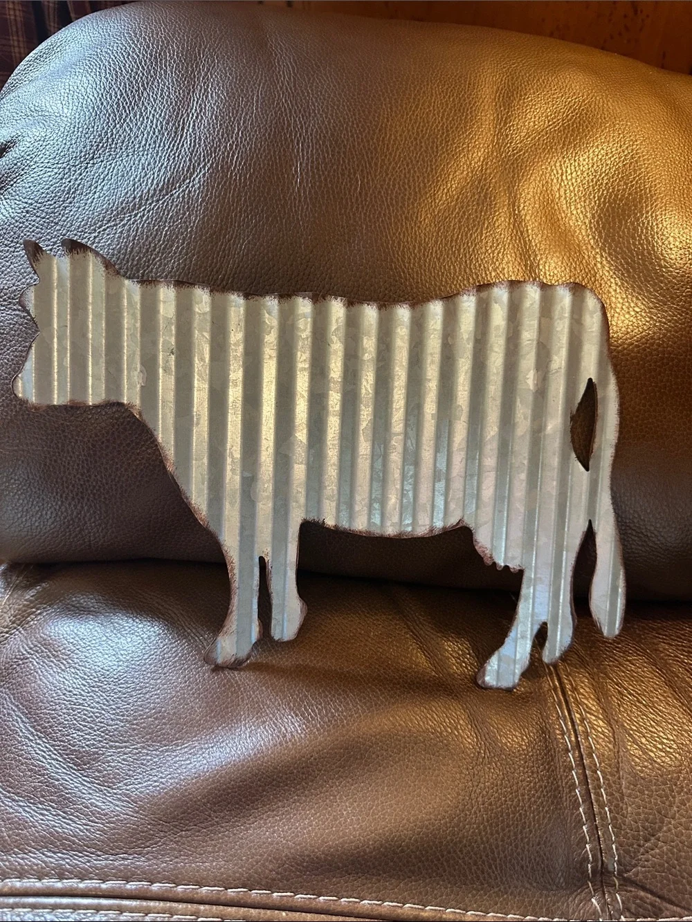 Farmhouse Kitchen Wall Decor - White & Galvanized Accents